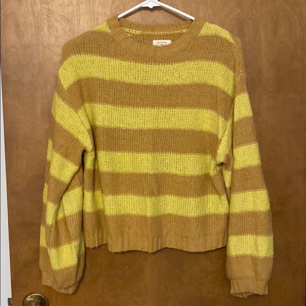 Stripped sweater.